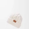 Beanie in wool Ecru