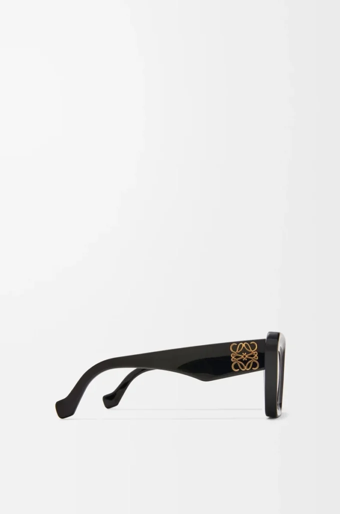 Beveled Cateye sunglasses Black