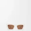 Beveled Cateye sunglasses White/Ivory Beveled Cateye sunglasses White/Ivory