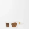 Beveled Cateye sunglasses White/Ivory Beveled Cateye sunglasses White/Ivory