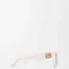 Beveled Cateye sunglasses White/Ivory Beveled Cateye sunglasses White/Ivory
