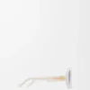 Beveled Pentagon sunglasses Milky Ivory