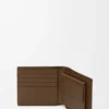 Bifold coin wallet in deerskin Tundra