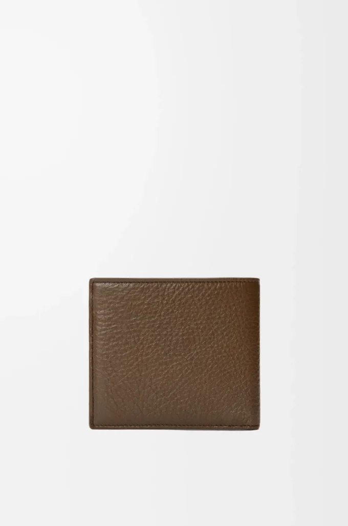 Bifold coin wallet in deerskin Tundra