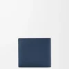 Bifold coin wallet in satin calfskin Indigo Dye