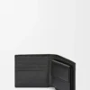 Bifold coin wallet in soft grained calfskin Anthracite