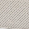 Bifold coin wallet in textured classic calfskin Shell Grey