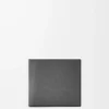 Bifold wallet in soft grained calfskin Anthracite Bifold wallet in soft grained calfskin Anthracite