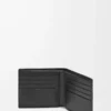 Bifold wallet in soft grained calfskin Black Bifold wallet in soft grained calfskin Black