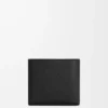 Bifold wallet in soft grained calfskin Black Bifold wallet in soft grained calfskin Black