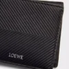 Bifold wallet in textured classic calfskin Black