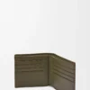 Bifold wallet in textured classic calfskin Dark Khaki Bifold wallet in textured classic calfskin Dark Khaki