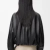 Biker jacket in nappa lambskin Black