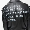 Biker jacket in nappa lambskin Black