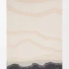 Blanket in alpaca and wool blend Light Beige/Multicolor