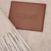 Blanket in wool and cashmere Beige/Ecru