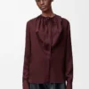 Blouse in silk Burgundy Blouse in silk Burgundy