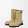 Bobby boot in waxed split calfskin Sahara Bobby boot in waxed split calfskin Sahara