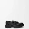 Bobby derby in calfskin and vegetable-tanned calfskin Black