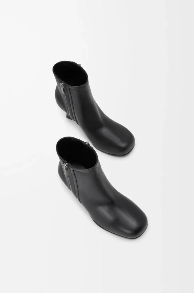 Bobine ankle boot in nappa lambskin Black