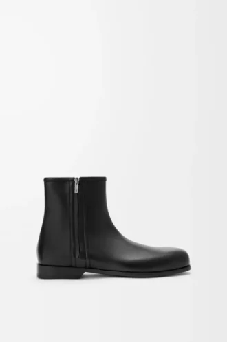 Bobine ankle boot in smooth calfskin Black