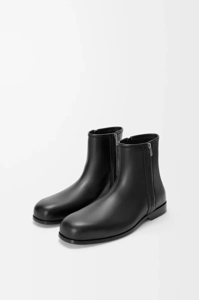 Bobine ankle boot in smooth calfskin Black
