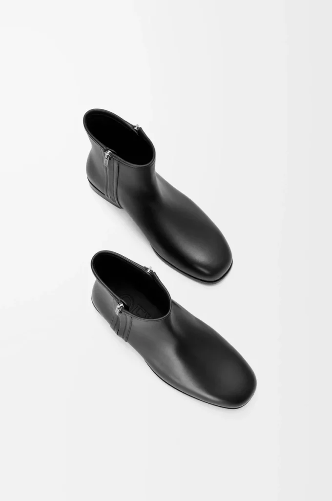 Bobine ankle boot in smooth calfskin Black