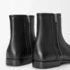 Bobine ankle boot in smooth calfskin Black