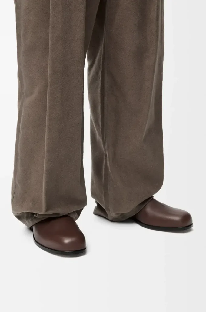 Bobine ankle boot in smooth calfskin Cacao