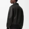 Bomber jacket in nappa lambskin Black