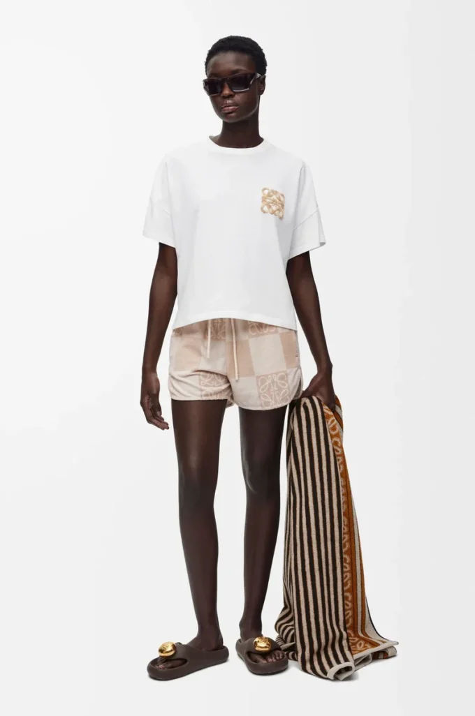 Boxy fit T-shirt in cotton White Boxy fit T-shirt in cotton White