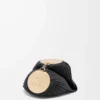 Bracelet Pouch in pleated nappa Black