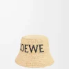 Bucket hat in raffia Natural