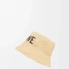 Bucket hat in raffia Natural