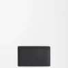 Business cardholder in soft grained calfskin Black