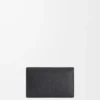 Business cardholder in soft grained calfskin Black