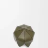 Cactus pin tray in soft calfskin Bottle Green
