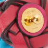 Cactus stud flower in classic calfskin Pink/Blue Cactus stud flower in classic calfskin Pink/Blue