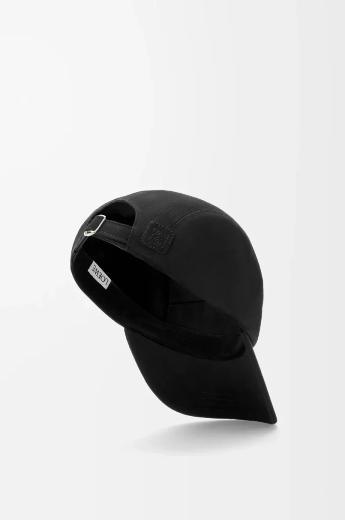 Camp cap in cotton Black