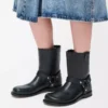 Campo Biker boot in calfskin Black
