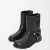 Campo Biker boot in calfskin Black