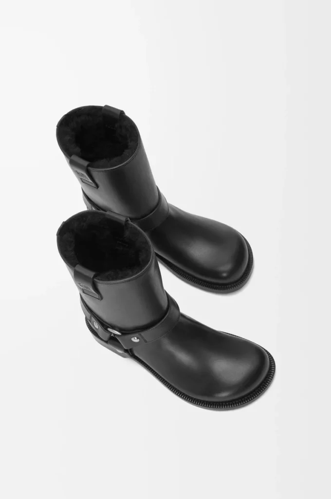 Campo Biker boot in calfskin Black