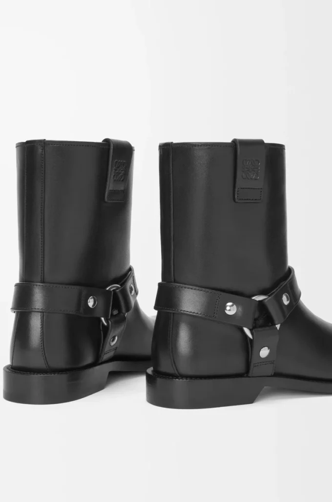 Campo Biker boot in calfskin Black