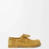Campo boat shoe in calfskin suede Medium Tabacco