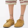 Campo boat shoe in calfskin suede Medium Tabacco