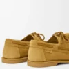 Campo boat shoe in calfskin suede Medium Tabacco