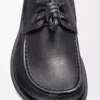 Campo boat shoe in soft calfskin Black