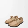 Campo boat shoe in soft calfskin Sand/Cinnamon