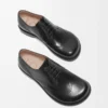Campo brogue derby in brushed calfskin Black