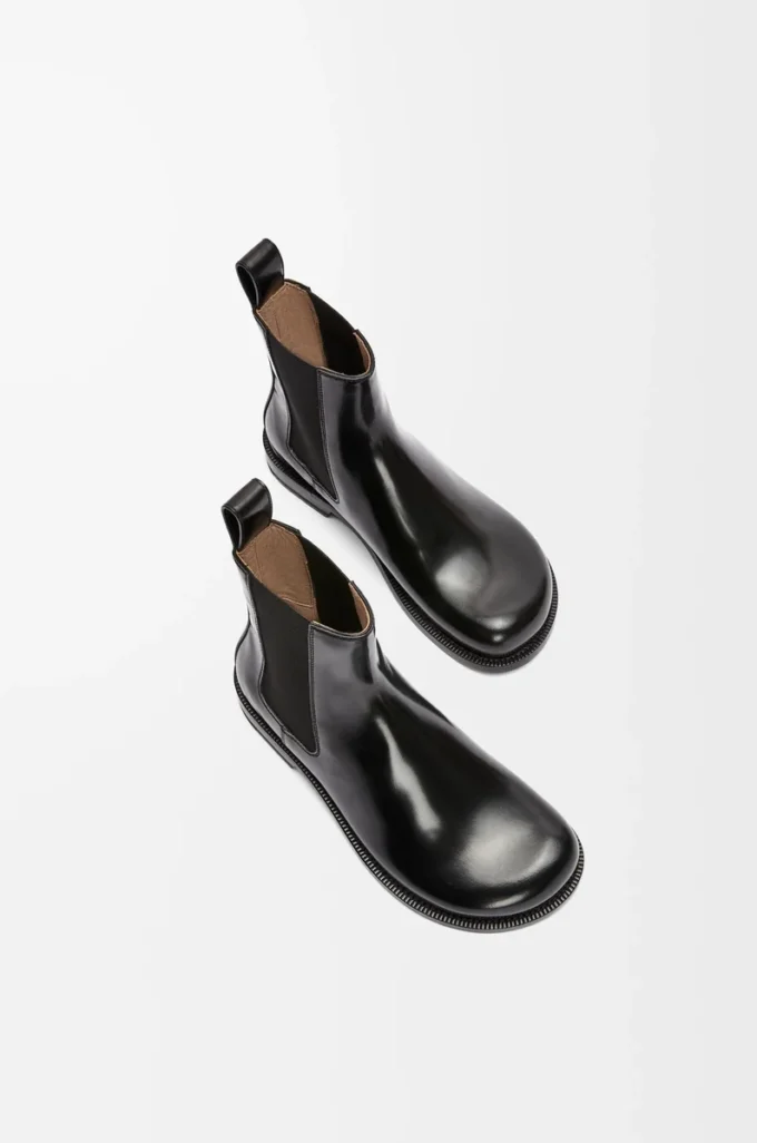 Campo chelsea boot in brushed calfskin Black